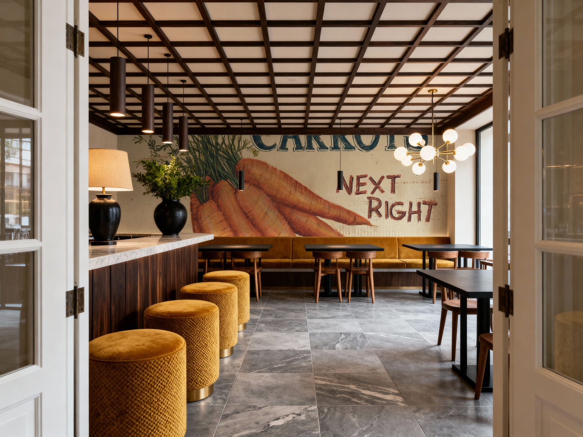 Farm Fresh Carrots Mural Wallpaper - room preview 04