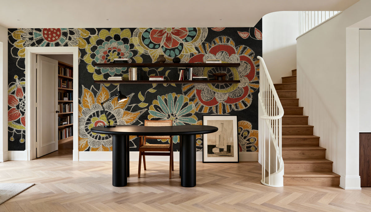 Stay Happy Spice III Mural Wallpaper - room preview 04
