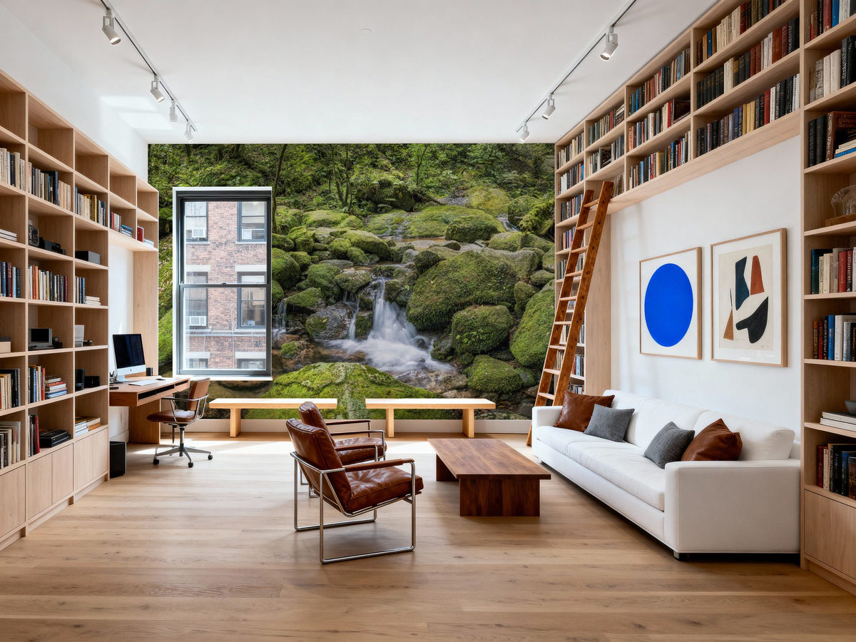 Moss Creek Mural Wallpaper - room preview 04