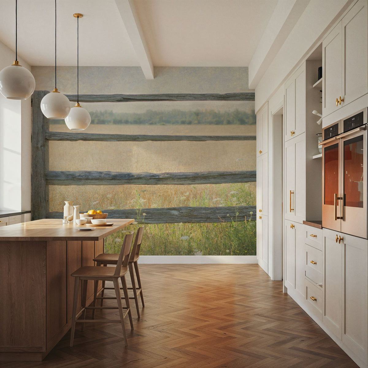 Edge of the Field Mural Wallpaper - room preview 04