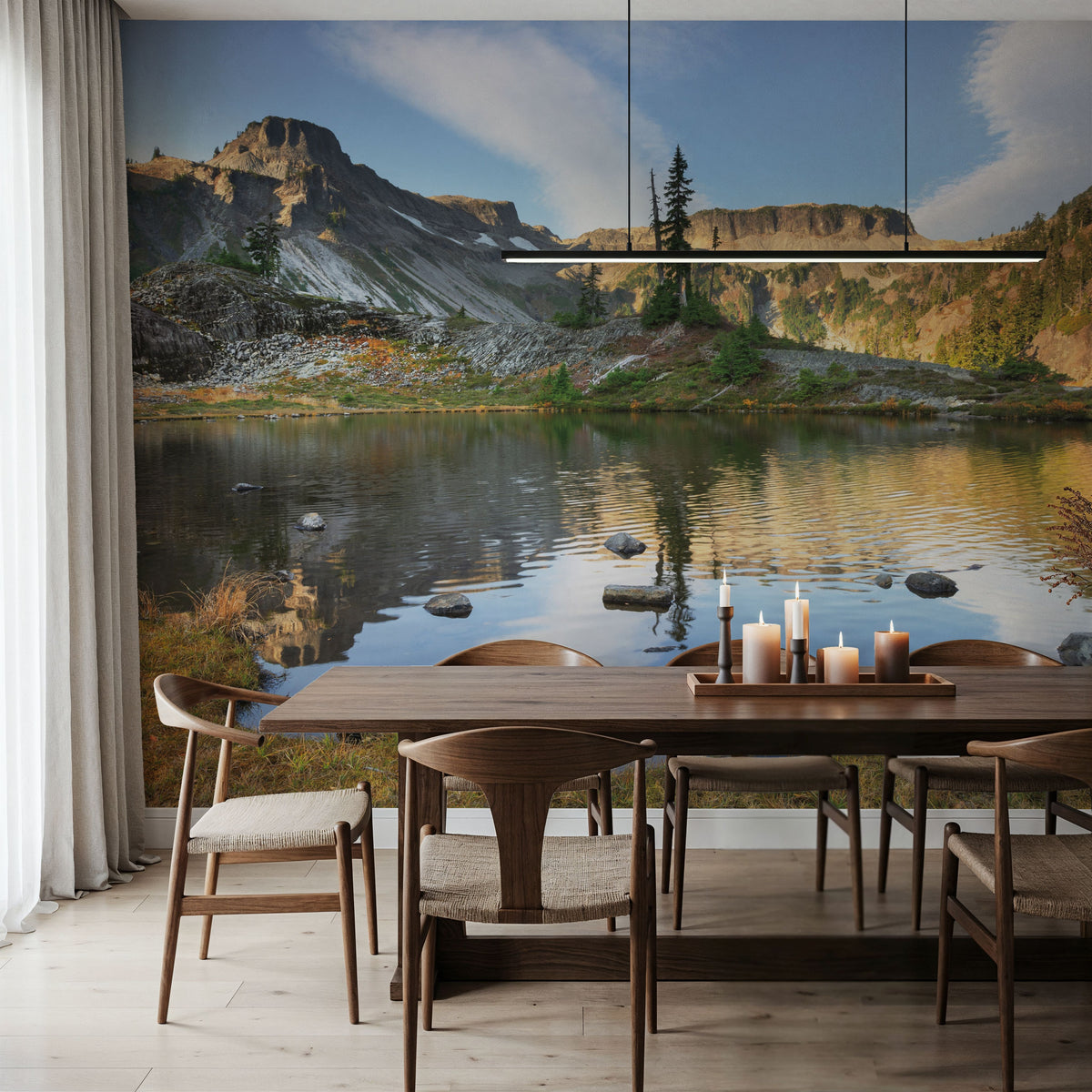 Heather Meadow Mural Wallpaper - room preview 04