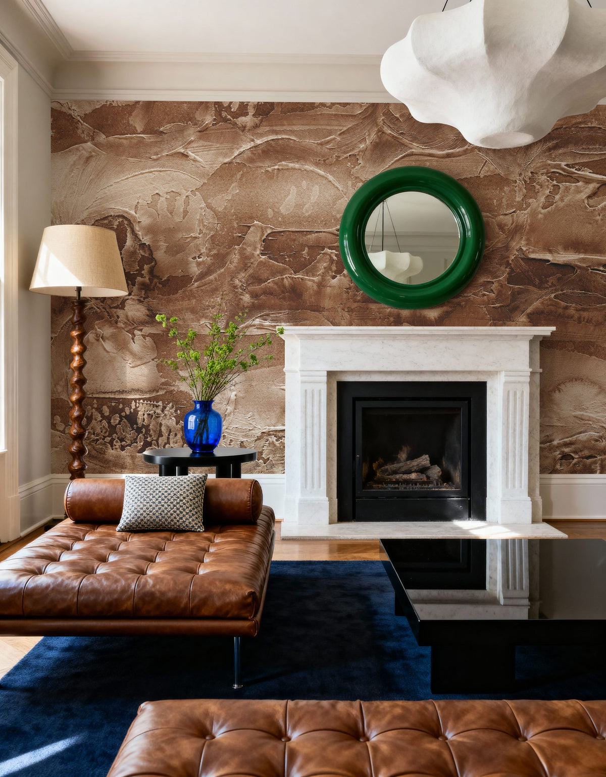 Circular Horizon Mural Wallpaper - room preview 04