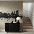 Ulm Germany Skyline Concrete Mural Wallpaper - room preview 04
