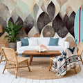 Dry Leaves, Earth Mural Wallpaper - room preview 04