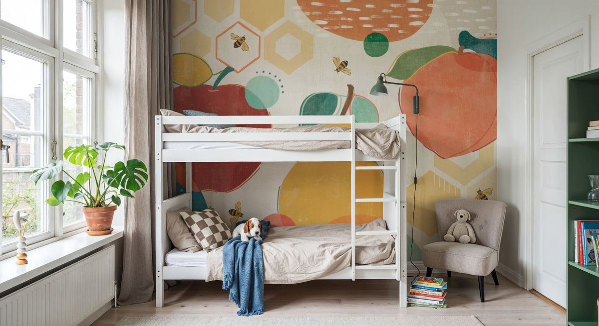 Crazy About Fruit Mural Wallpaper - room preview 04
