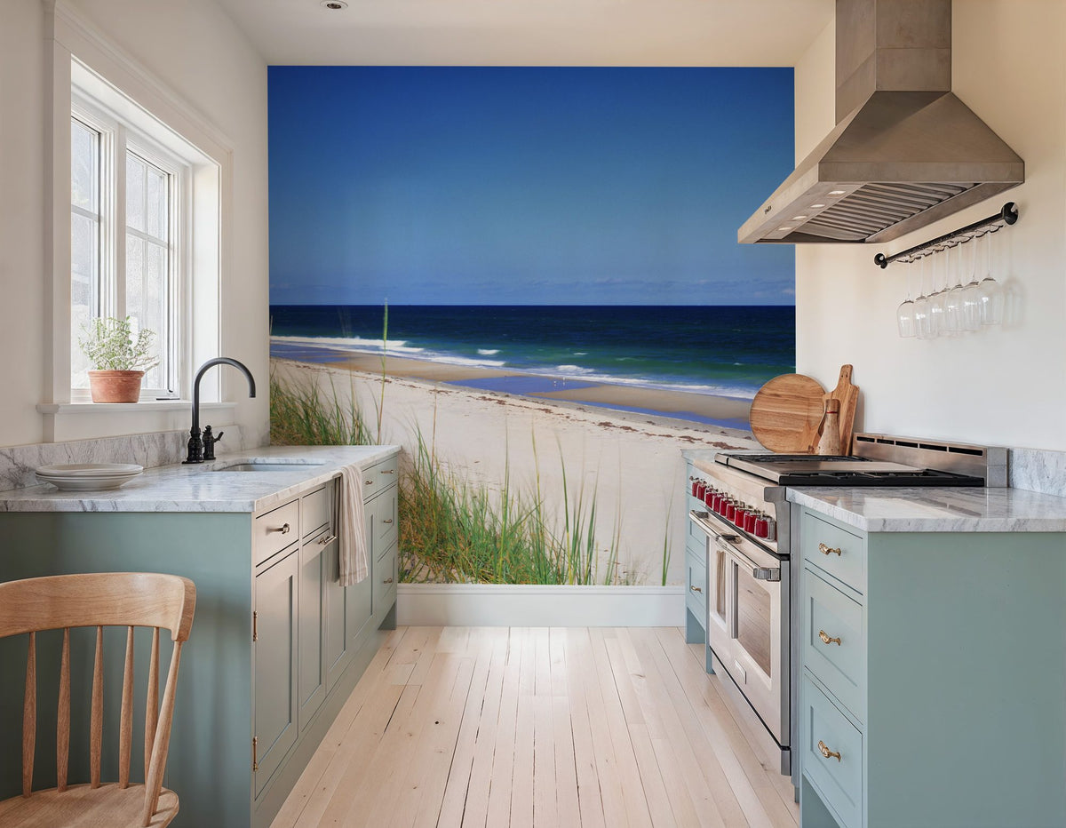 Coastal Dune Serenity Mural Wallpaper - room preview 04