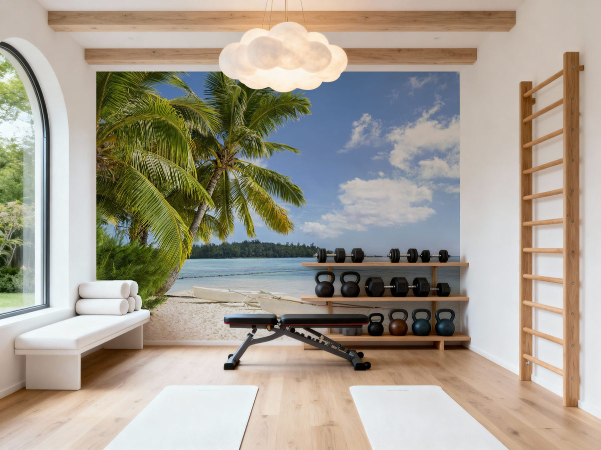 Moorea Beach Mural Wallpaper - room preview 04