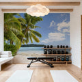 Moorea Beach Mural Wallpaper - room preview 04