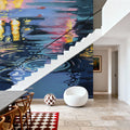 Rain Drops on City Road Mural Wallpaper - room preview 04