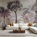 Tropical Forest Strolls Greenlight Mural Wallpaper - room preview 04