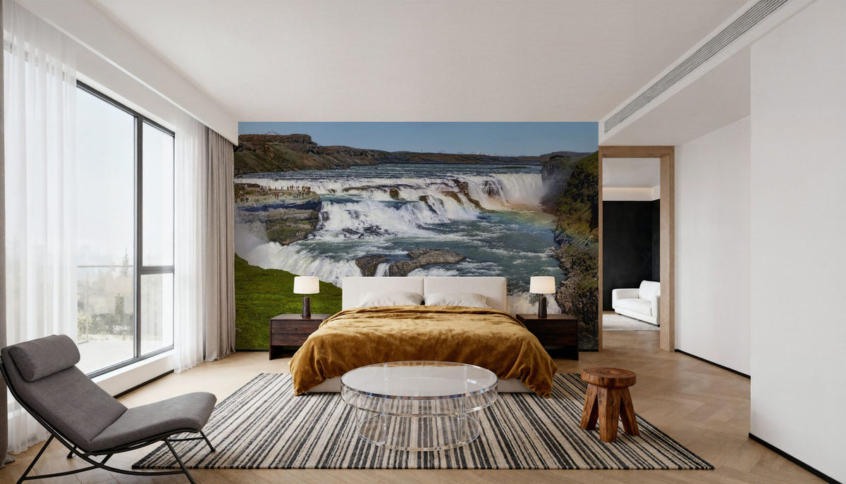 Majestic Rainbow Falls Mural Wallpaper - room preview 04