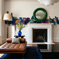 Monterosso Al Mare Italy Skyline Blue & Bronze Mural Wallpaper - room preview 04