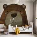 Hey There Honey Bear Mural Wallpaper - room preview 04