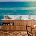 Serene Sea Mural Wallpaper - Blue Tone - room preview 04