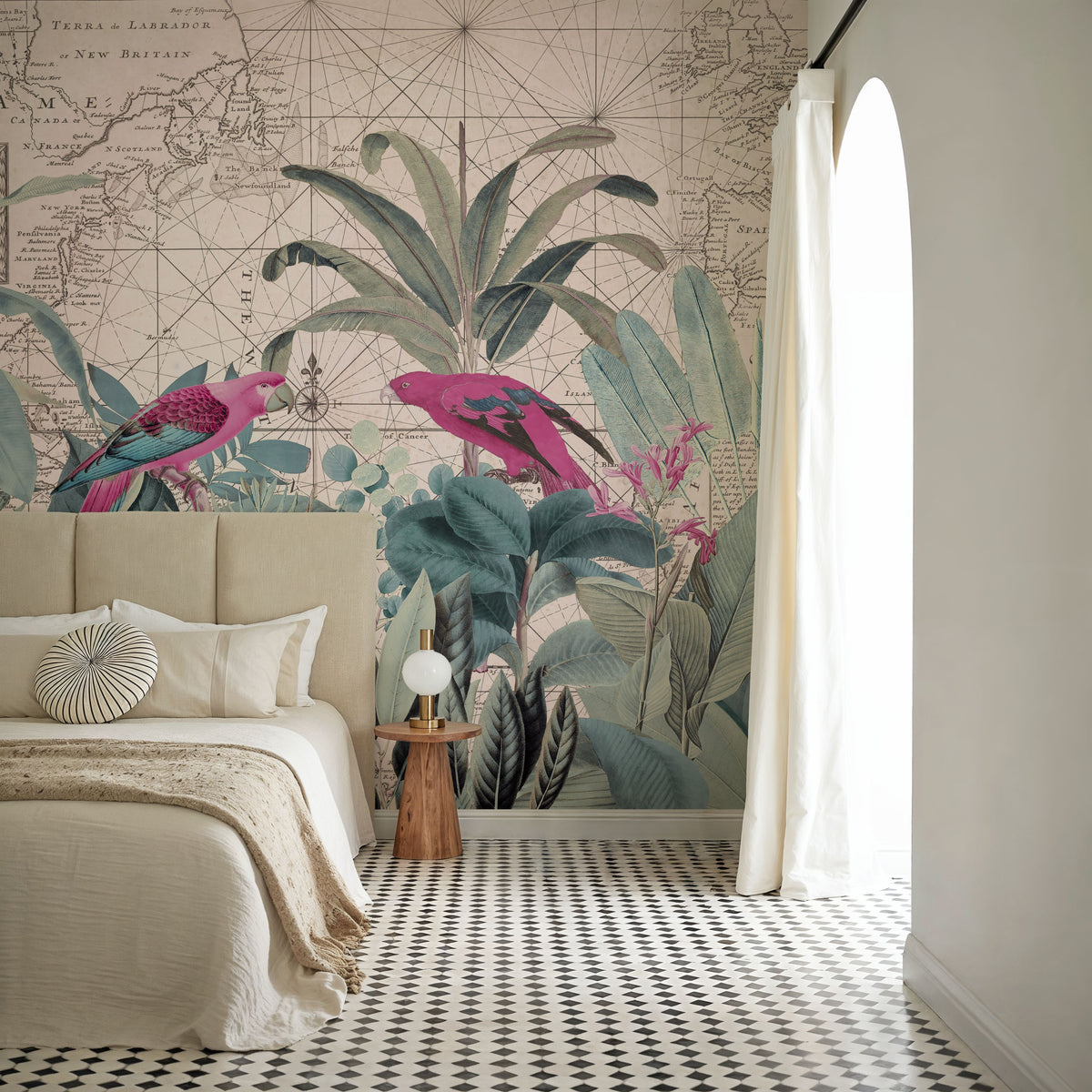 Exotic Wildlife VI-i Mural Wallpaper - room preview 04