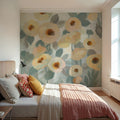 Breezy Flowers I Mural Wallpaper - room preview 04