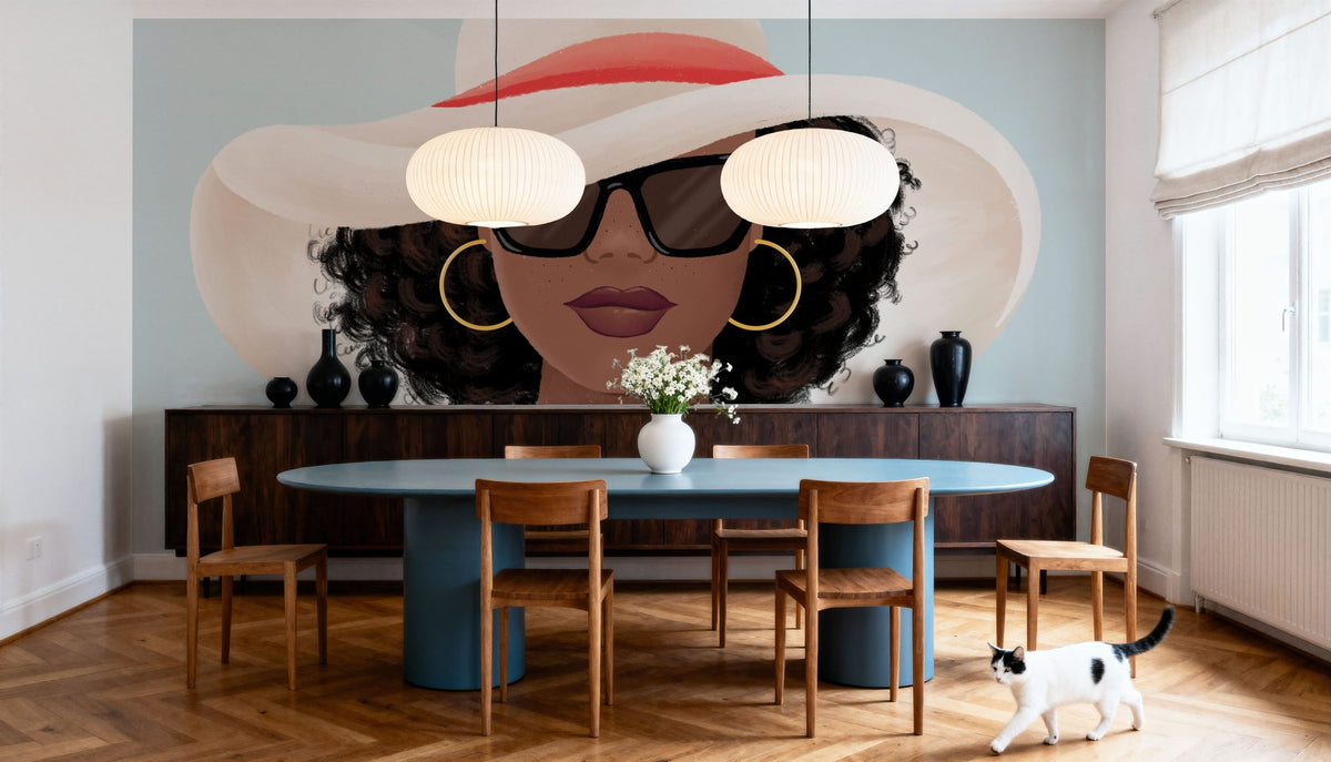 Beach Girl I Mural Wallpaper - room preview 04