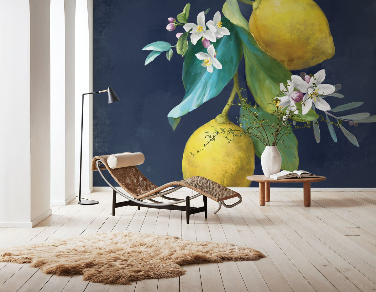 Lemon Branches II Mural Wallpaper - room preview 04