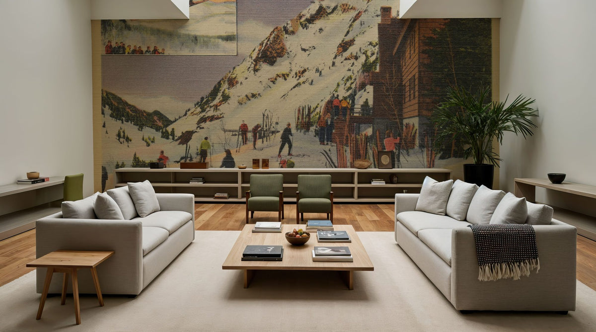 Salt Lake City Postcard Mural Wallpaper - room preview 04