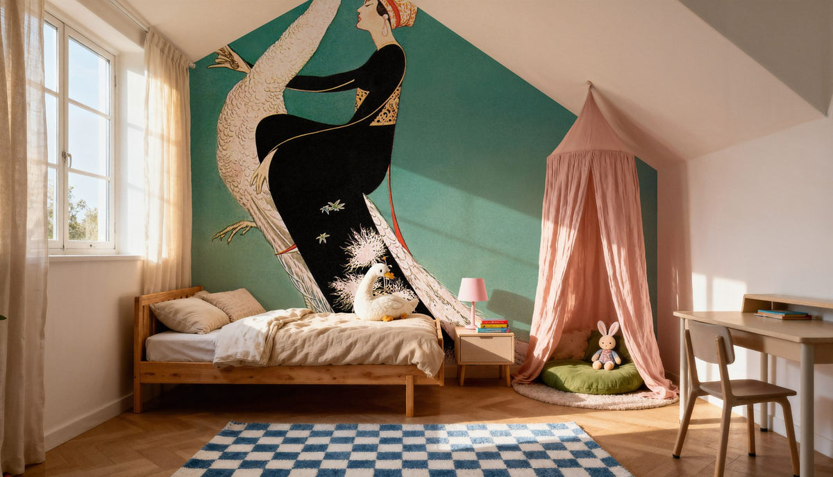 Vintage Fashion Cover II Mural Wallpaper - room preview 04