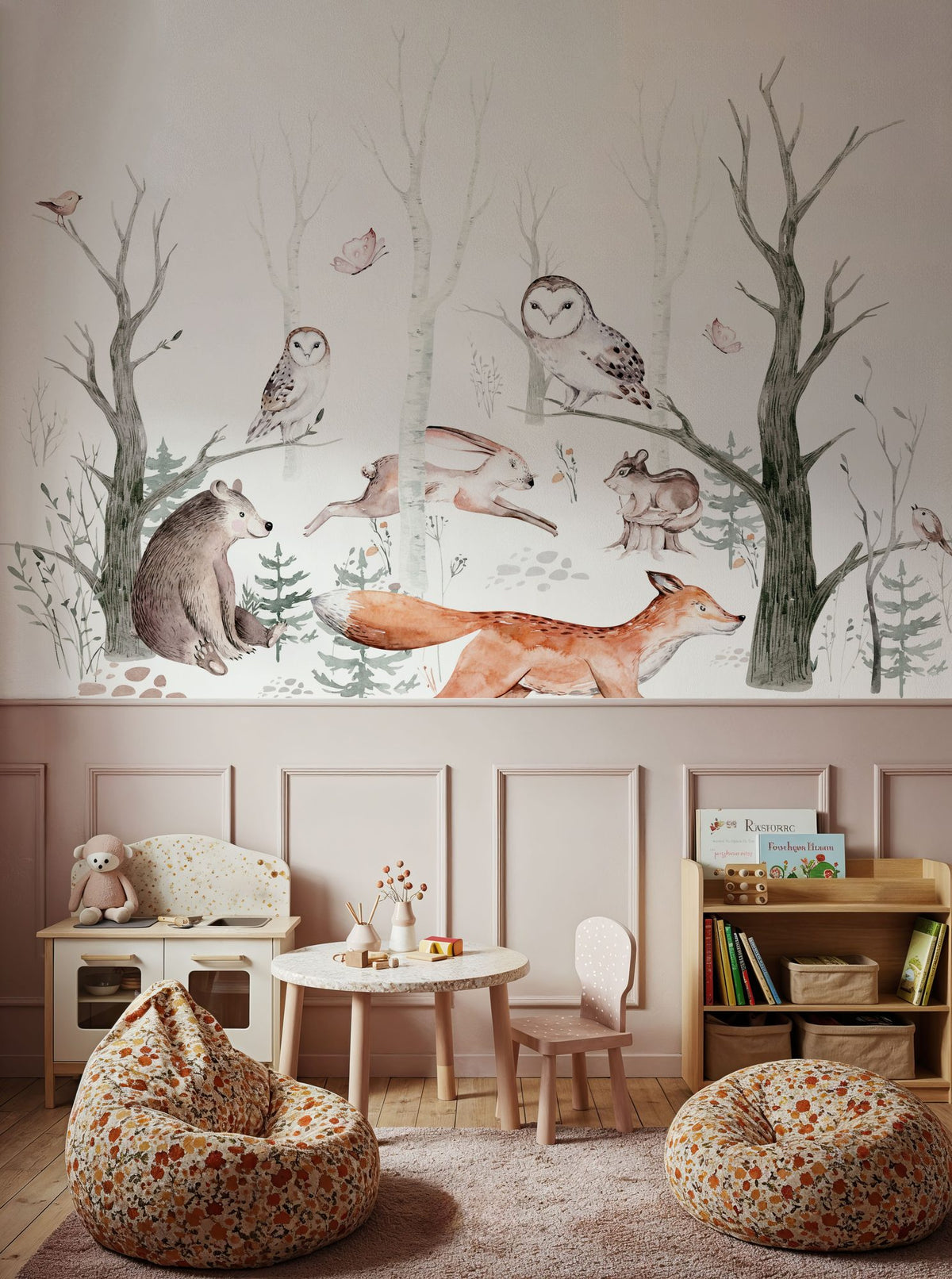 Woodland Crew Mural Wallpaper - room preview 04