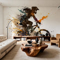 Mountainbike Action Mural Wallpaper - room preview 04