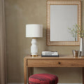 Painted Dreamy Clouds, Butter Yellow Mural Wallpaper - room preview 04