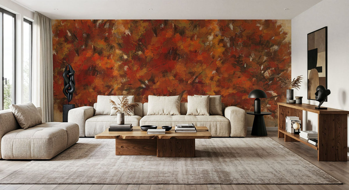 Glowing Trees Trio Mural Wallpaper - room preview 04