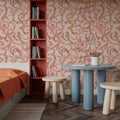 Olive Tree, Blush Pink Mural Wallpaper - room preview 04
