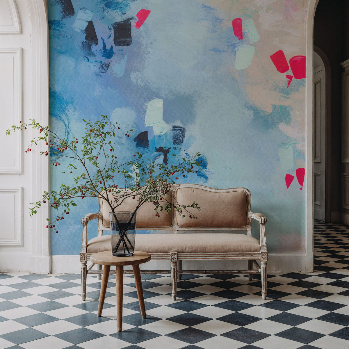 Head in the Clouds II Mural Wallpaper - room preview 04