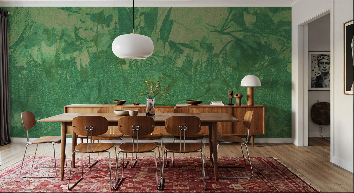 Meadow Memories, Chlorophyll Mural Wallpaper - room preview 04