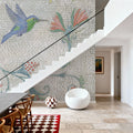Mosaic Birds IV Mural Wallpaper - room preview 04