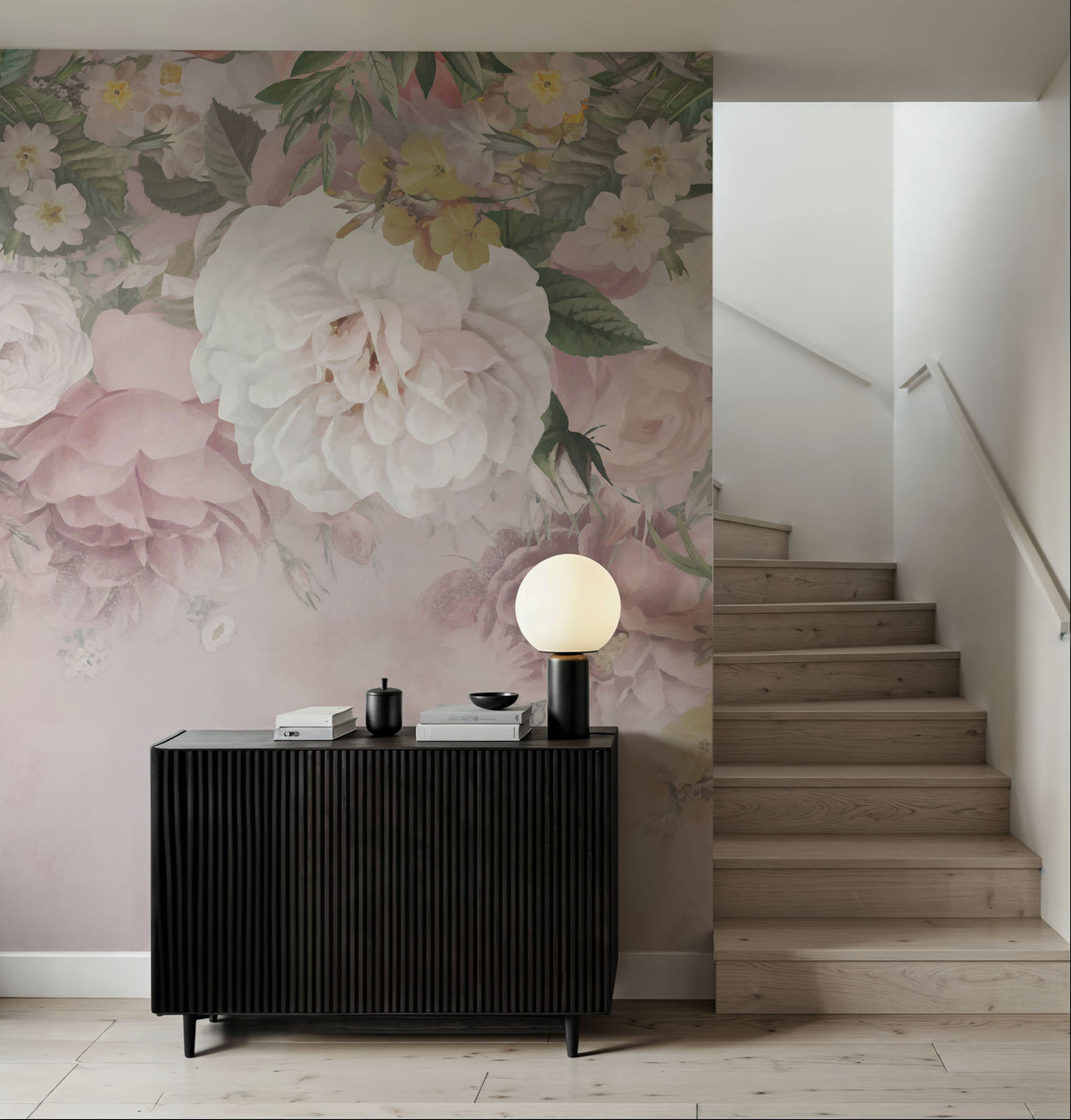 Gentle Flowers Mural Wallpaper - room preview 04