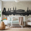 Nîmes France Skyline Concrete Mural Wallpaper - room preview 04