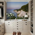Chalk Cliffs Mural Wallpaper - Neutral Tone - room preview 04
