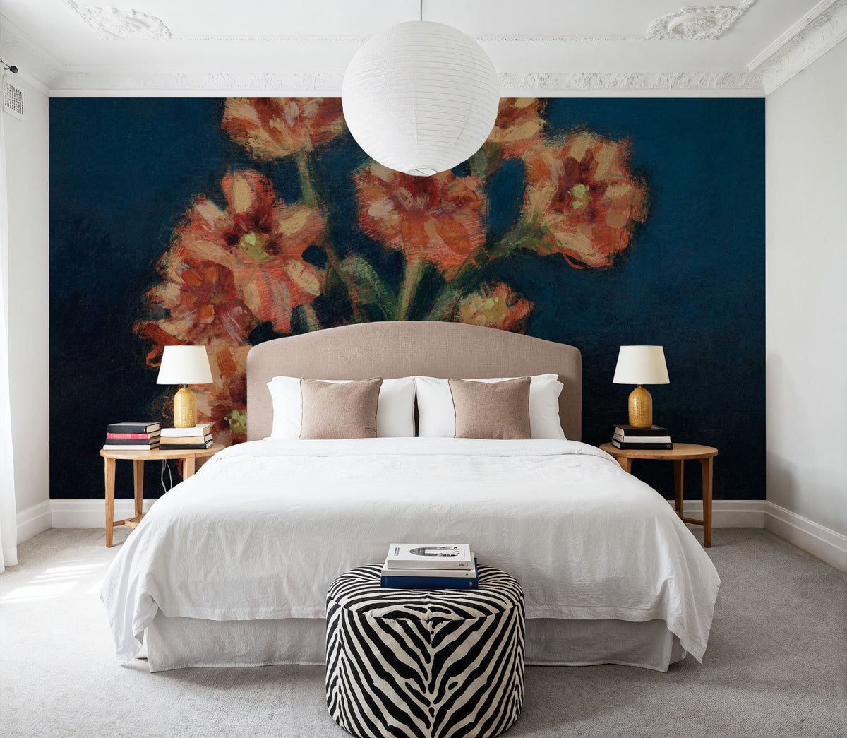 Autumn Blooms II Mural Wallpaper - room preview 04