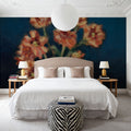 Autumn Blooms II Mural Wallpaper - room preview 04