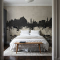 Jersey Channel Islands Skyline Concrete Mural Wallpaper - room preview 04