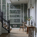 Chamber, Forest Green Mural Wallpaper - room preview 04