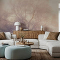 Winter Frost Tree Mural Wallpaper - room preview 04