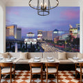Neon Desert Twilight Mural Wallpaper - room preview 04
