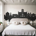 St Albans England Skyline Black & White Mural Wallpaper - room preview 04