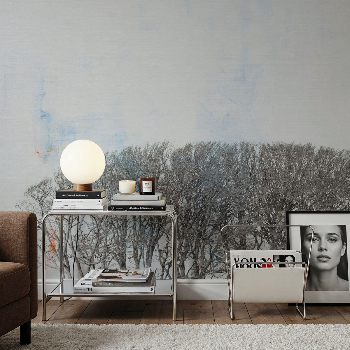 Row of Trees Mural Wallpaper - room preview 04