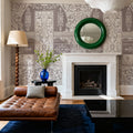 German Renaissance, Dusty Rose Mural Wallpaper - room preview 04
