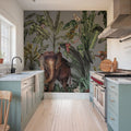 Jungle Kingdom, Slate Mural Wallpaper - room preview 04