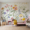 Wild Blooms II Mural Wallpaper - room preview 04