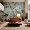 Translucent Foliage Mural Wallpaper - room preview 04