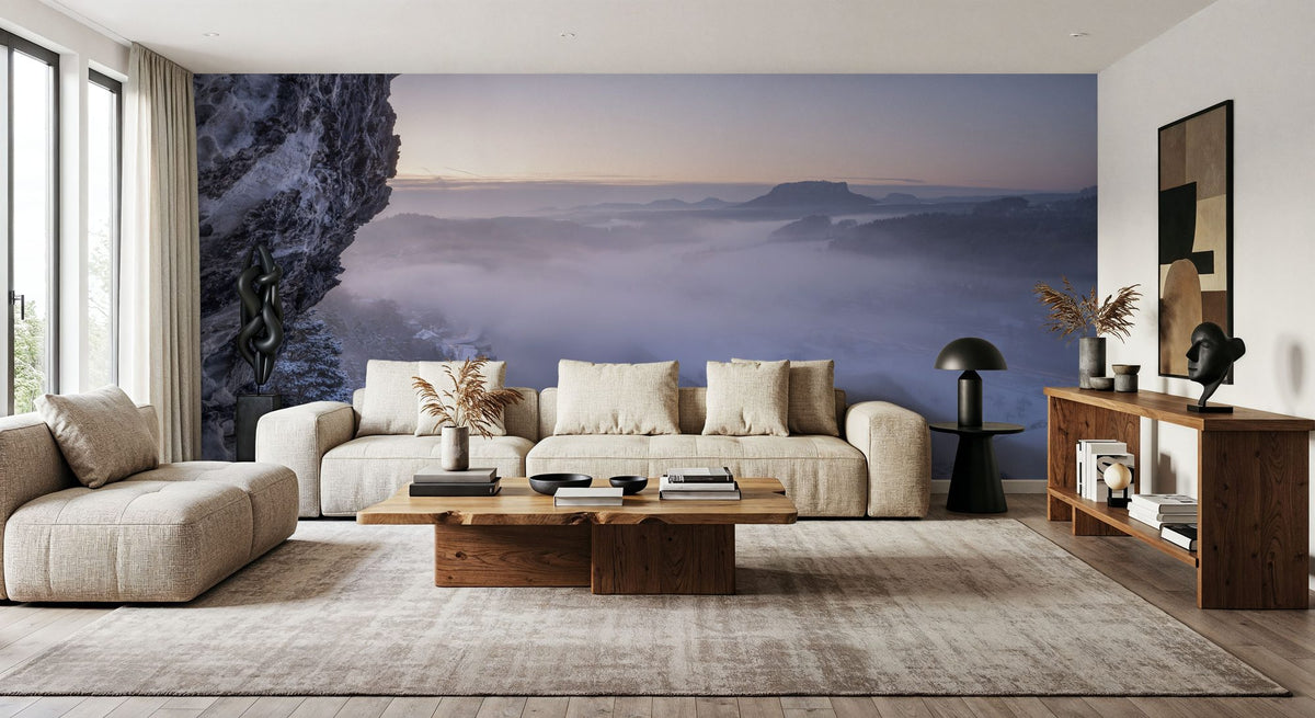 Saxon Winter Mural Wallpaper - room preview 04