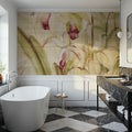 Orchids Cropped II Mural Wallpaper - room preview 04