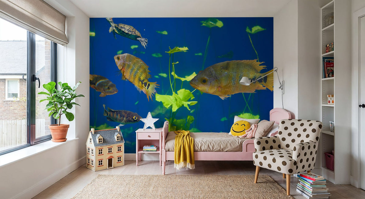 Ocean Friends Mural Wallpaper - room preview 04